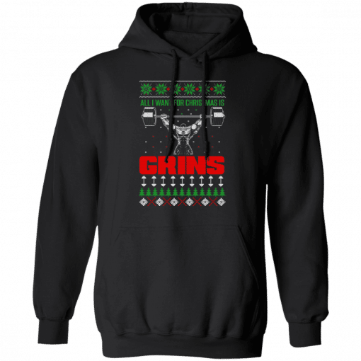 All I Want For Christmas Is Gains Hoodie Black