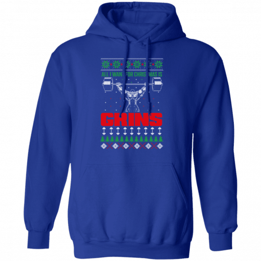 All I Want For Christmas Is Gains Hoodie Royal