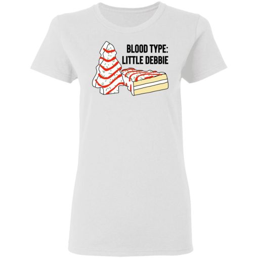 Blood Type Little Debbie Women T-Shirt 1