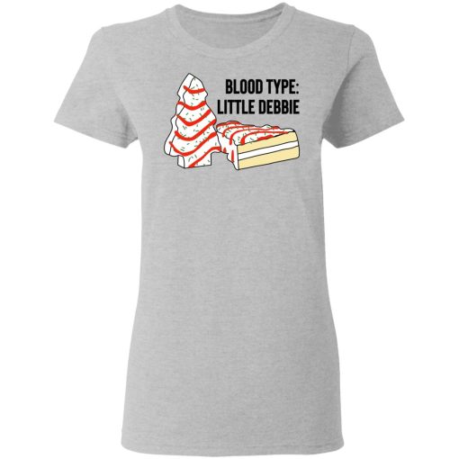 Blood Type Little Debbie Women T-Shirt 2
