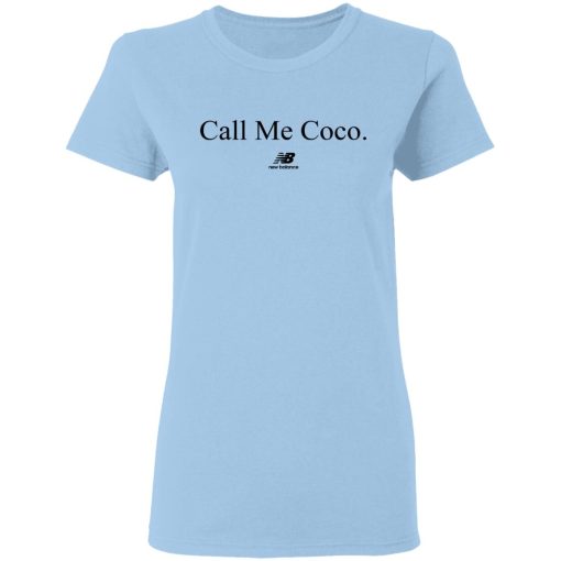 Call Me Coco New Balance Women T-Shirt