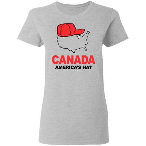 Canada America’s Hat Women T-Shirt 3