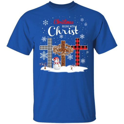 Christmas Begins With Christ T-Shirt 3