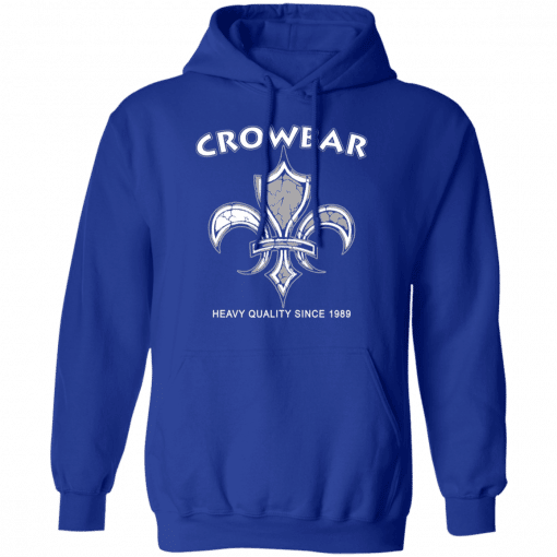 Crowbar Heavy Quality Since 1989 Hoodie Royal