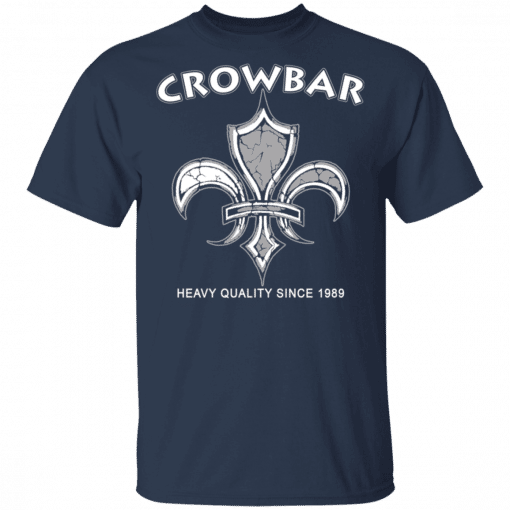 Crowbar Heavy Quality Since 1989 T-Shirt Navy
