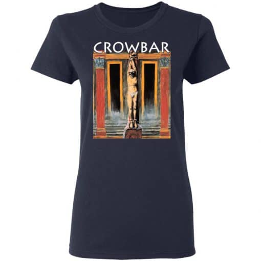 Crowbar Merch All I Had I Gave Women T-Shirt Navy Front