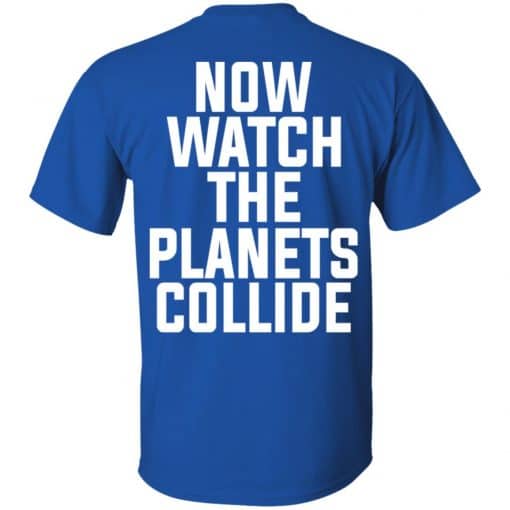 Crowbar Planets Collide T-Shirt Royal Back