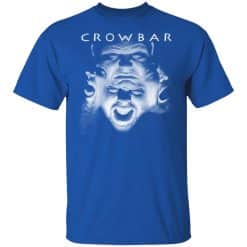 Crowbar Planets Collide T-Shirt Royal Front