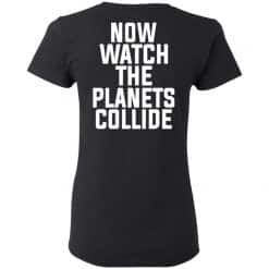 Crowbar Planets Collide Women T-Shirt Black Back