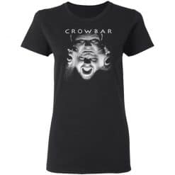 Crowbar Planets Collide Women T-Shirt Black Front