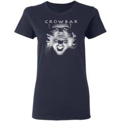 Crowbar Planets Collide Women T-Shirt Navy Front