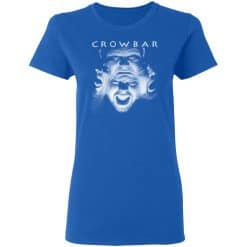 Crowbar Planets Collide Women T-Shirt Royal Front