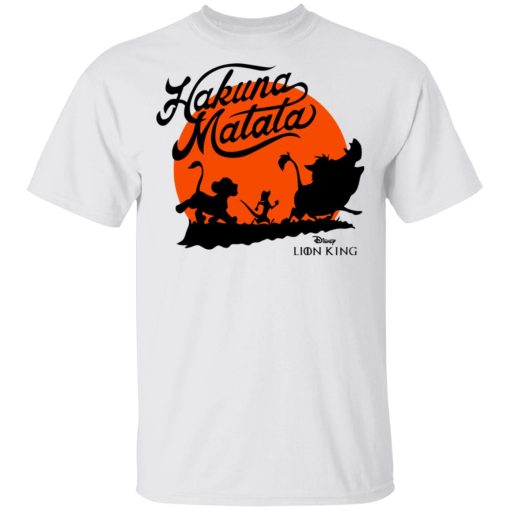 Disney Lion King Hakuna Matata Trio Orange Sunset T-Shirt 2