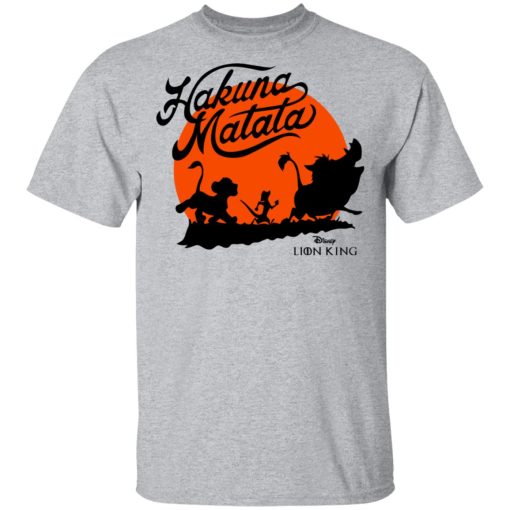 Disney Lion King Hakuna Matata Trio Orange Sunset T-Shirt 3