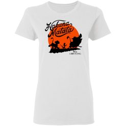 Disney Lion King Hakuna Matata Trio Orange Sunset Women T-Shirt 2