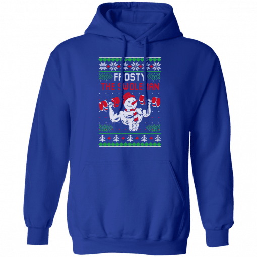 Frosty The Swoleman Hoodie Royal