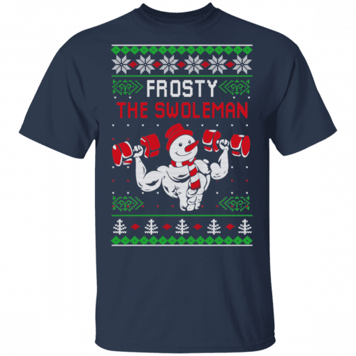 Frosty The Swoleman T-Shirt Navy