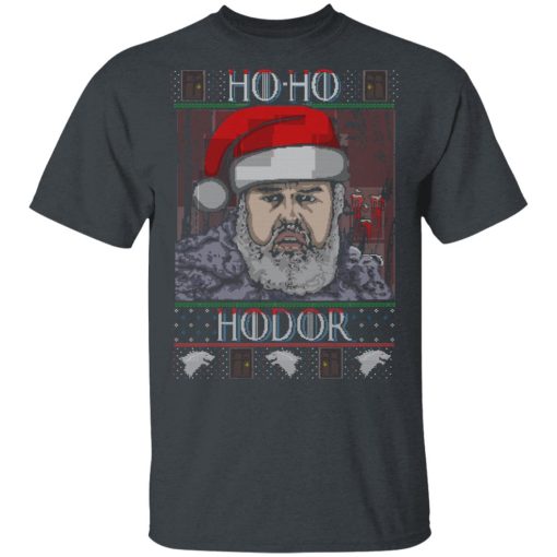 Ho Ho Hodor Face T-Shirt 1