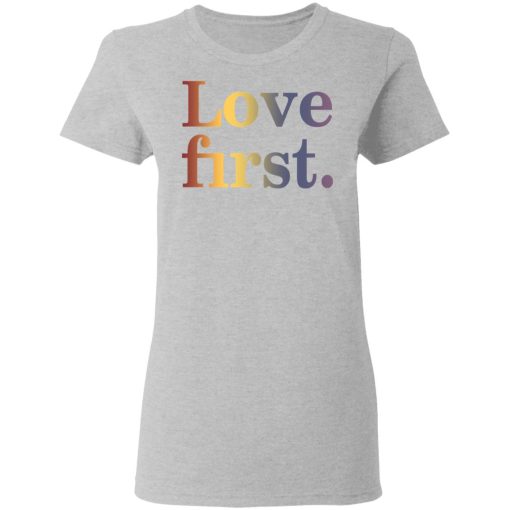 Hoda Kotb Love First Women T-Shirt 3