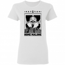 Home Malone Women T-Shirt White
