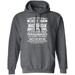 I'm A Lucky Man Dating A Freaking Awesome Girl Has Tattoos Hoodie 2