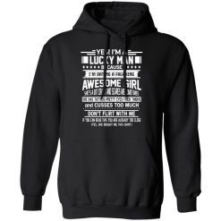 I'm A Lucky Man Dating A Freaking Awesome Girl Has Tattoos Hoodie