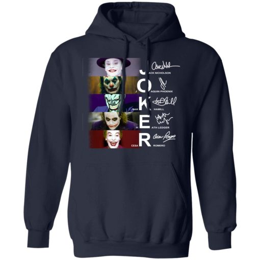 Joker Jack Nicholson Joaquin Phoenix Mark Hamill Heath Ledger Cesar Romero Hoodie 1