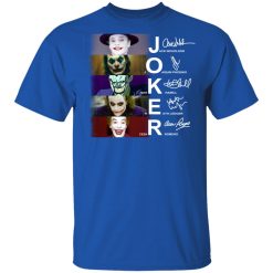 Joker Jack Nicholson Joaquin Phoenix Mark Hamill Heath Ledger Cesar Romero T-Shirt 3