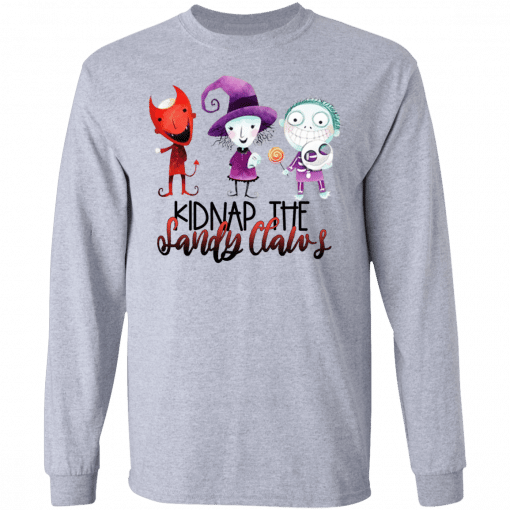 Kidnap The Sandy Claws Long Sleeve Sport Grey