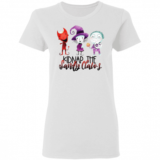 Kidnap The Sandy Claws Women T-Shirt White