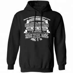 Never Underestimate A Woman Who Loves Blue Cheese She Was Wrong Hoodie Black
