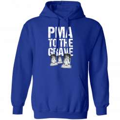 Pma To The Grave Hoodie Royal