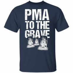 Pma To The Grave T-Shirt Navy