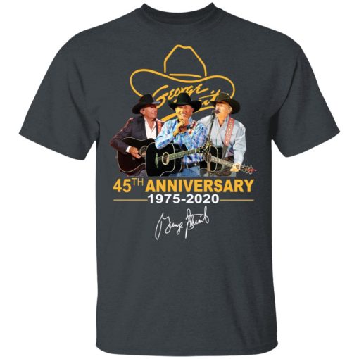 George Strait 45th Anniversary Signature T-Shirts, Hoodies, Long Sleeve 3
