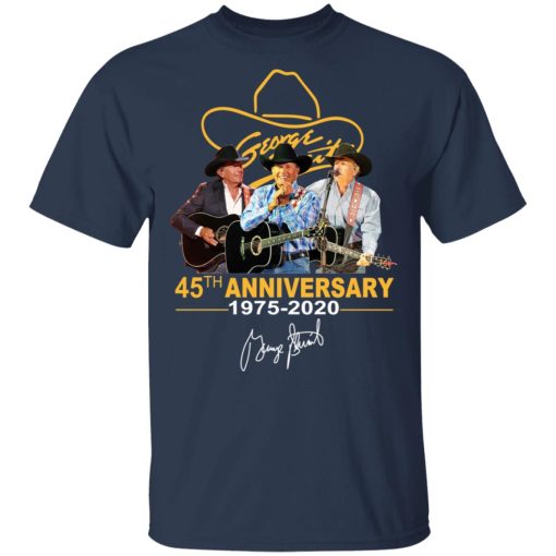 George Strait 45th Anniversary Signature T-Shirts, Hoodies, Long Sleeve 5