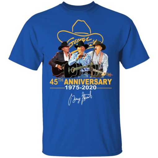 George Strait 45th Anniversary Signature T-Shirts, Hoodies, Long Sleeve 7