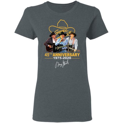 George Strait 45th Anniversary Signature T-Shirts, Hoodies, Long Sleeve 11