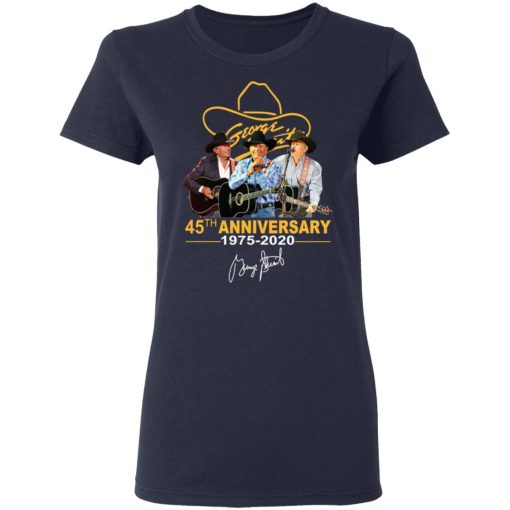 George Strait 45th Anniversary Signature T-Shirts, Hoodies, Long Sleeve 13