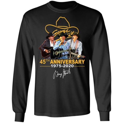 George Strait 45th Anniversary Signature T-Shirts, Hoodies, Long Sleeve 17