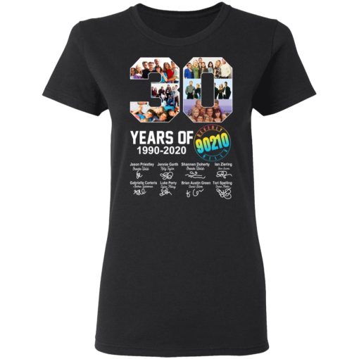 30 years of Beverly Hills 90210 1990 2020 Signature T-Shirts, Hoodies, Long Sleeve 9