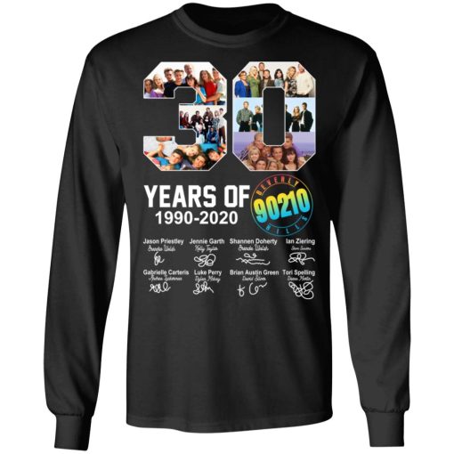 30 years of Beverly Hills 90210 1990 2020 Signature T-Shirts, Hoodies, Long Sleeve 17