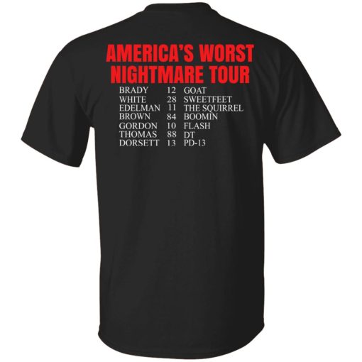 Bill’s Plan America’s Worst Nightmare Tour Brady Goat White Sweetfeet Edelman The Squirrel T-Shirts, Hoodies, Long Sleeve 7