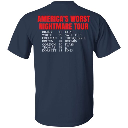 Bill's Plan America's Worst Nightmare Tour Brady Goat White Sweetfeet Edelman The Squirrel T-Shirts, Hoodies, Long Sleeve 11