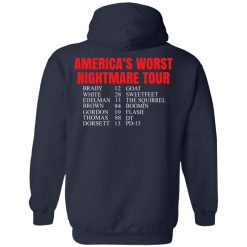 Bill's Plan America's Worst Nightmare Tour Brady Goat White Sweetfeet Edelman The Squirrel T-Shirts, Hoodies, Long Sleeve 93