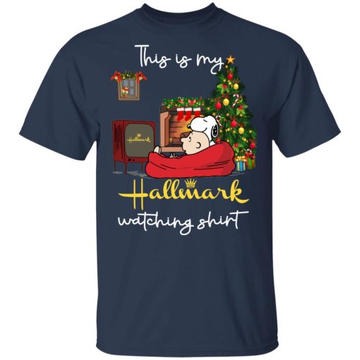 Snoopy This Is My Hallmark Watching T-Shirts, Hoodies, Long Sleeve 5