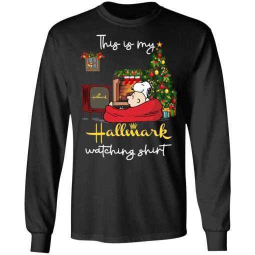 Snoopy This Is My Hallmark Watching T-Shirts, Hoodies, Long Sleeve 17