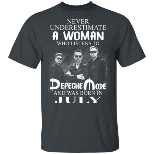 A Woman Who Listens To Depeche Mode And Was Born In July T-Shirts, Hoodies, Long Sleeve 7