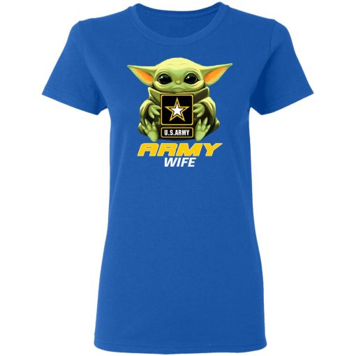 Baby Yoda Hug Us Army Wife T-Shirts, Hoodies, Long Sleeve 15