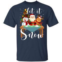 Santa Claus Reindeer Snowman Cocaine Let It Snow T-Shirts, Hoodies, Long Sleeve 29