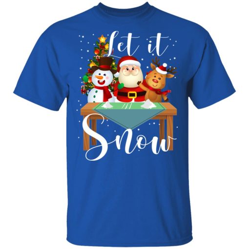 Santa Claus Reindeer Snowman Cocaine Let It Snow T-Shirts, Hoodies, Long Sleeve 7